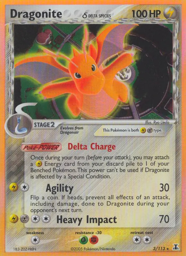 Image of the card Dragonite δ