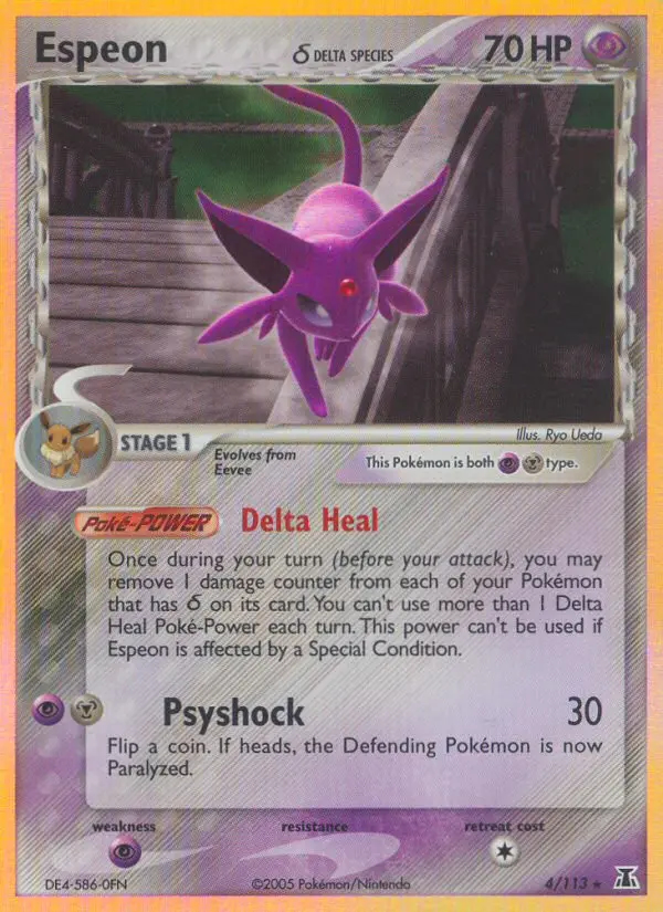 Image of the card Espeon δ