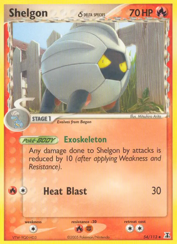 Image of the card Shelgon δ