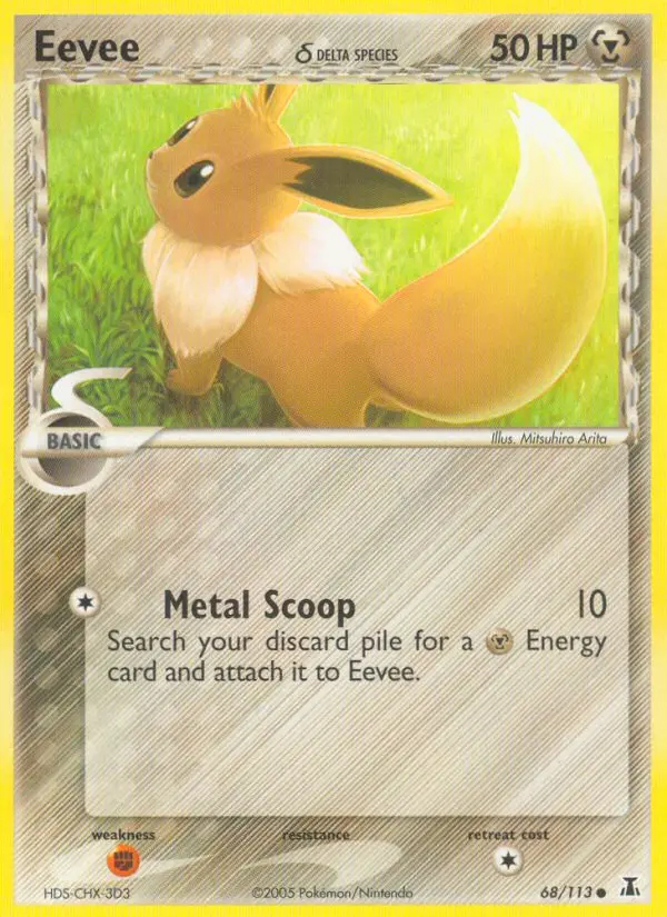 Image of the card Eevee δ