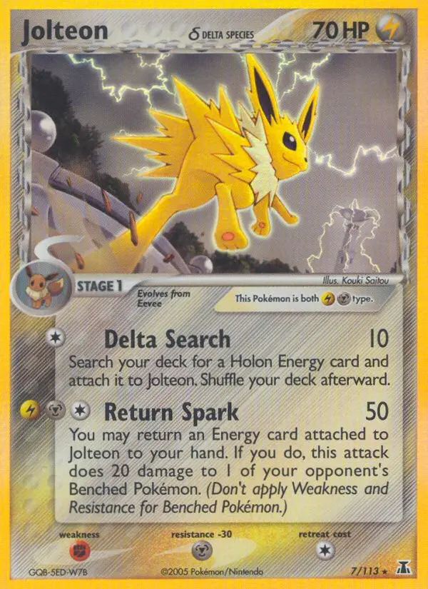 Image of the card Jolteon δ
