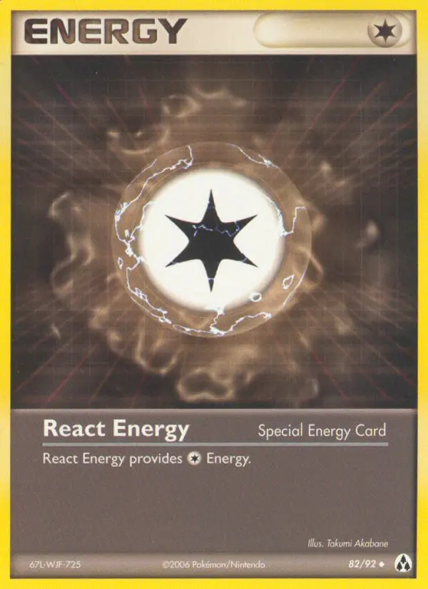Image of the card React Energy