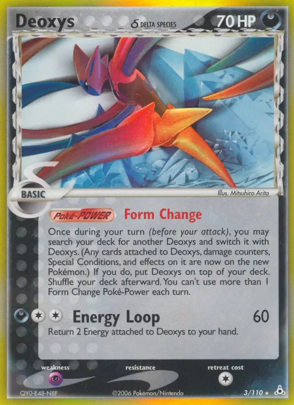 Image of the card Deoxys δ