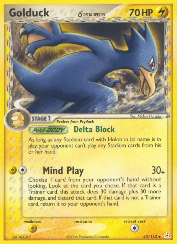 Image of the card Golduck δ