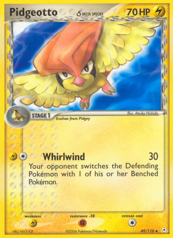 Image of the card Pidgeotto δ