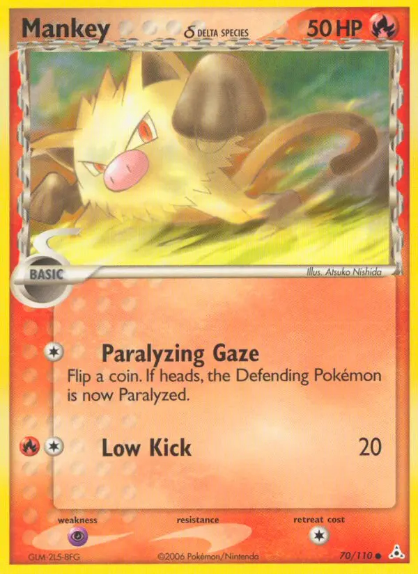 Image of the card Mankey δ