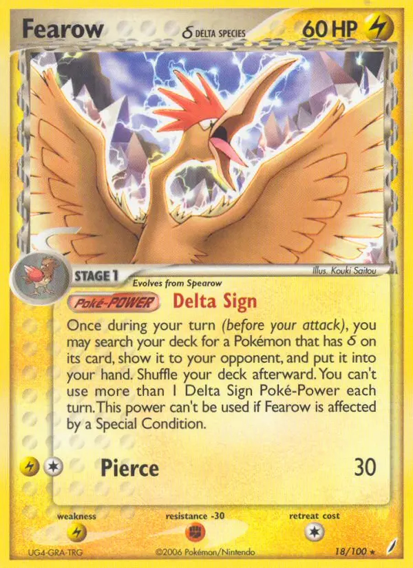 Image of the card Fearow δ