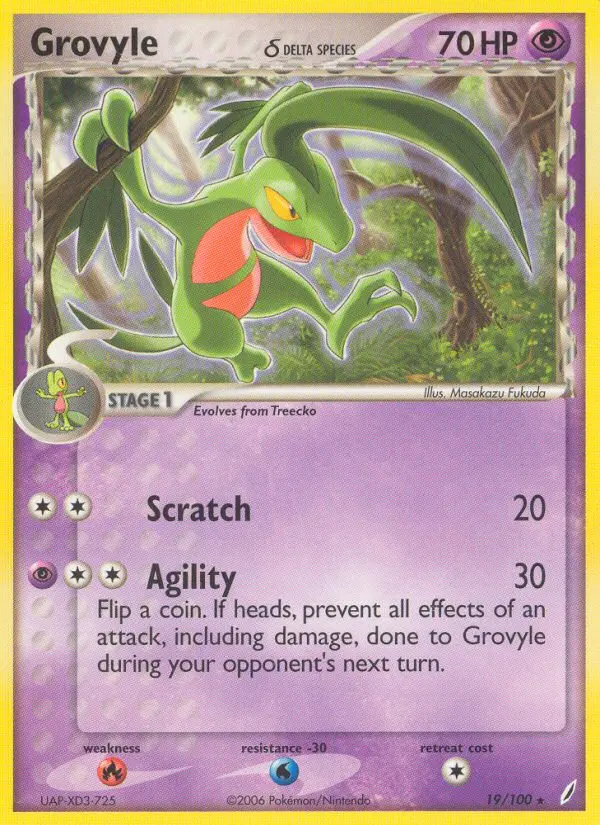 Image of the card Grovyle δ