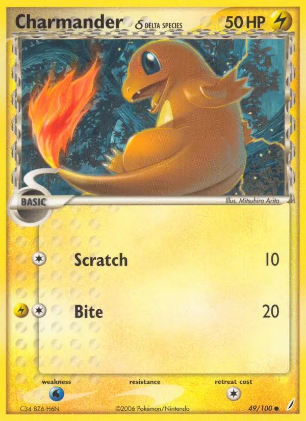 Image of the card Charmander δ