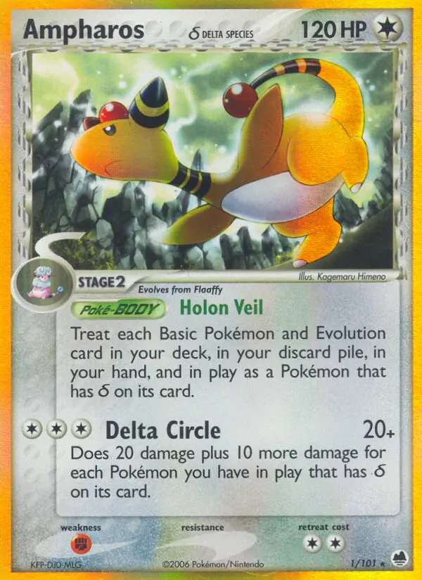 Image of the card Ampharos δ