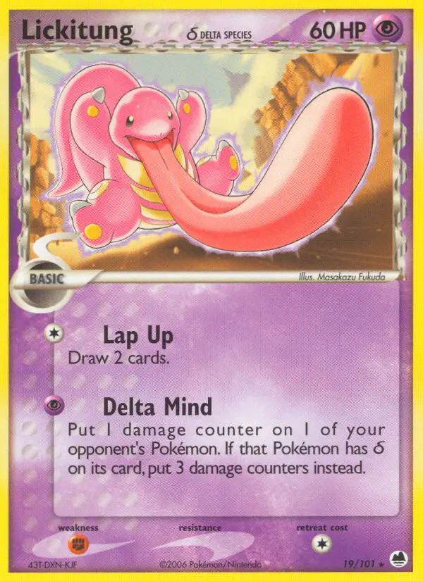 Image of the card Lickitung δ