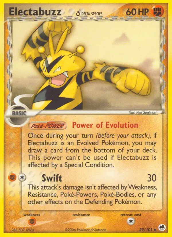Image of the card Electabuzz δ