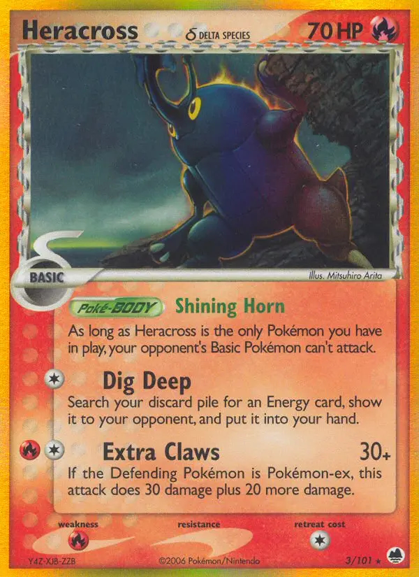 Image of the card Heracross δ