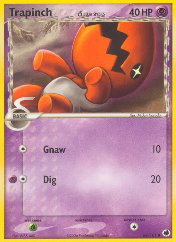 Image of the card Trapinch δ