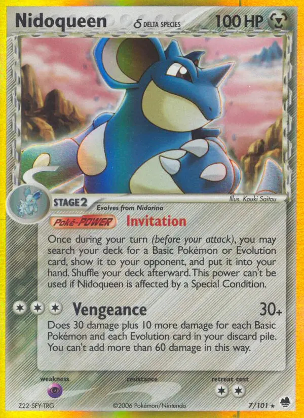 Image of the card Nidoqueen δ