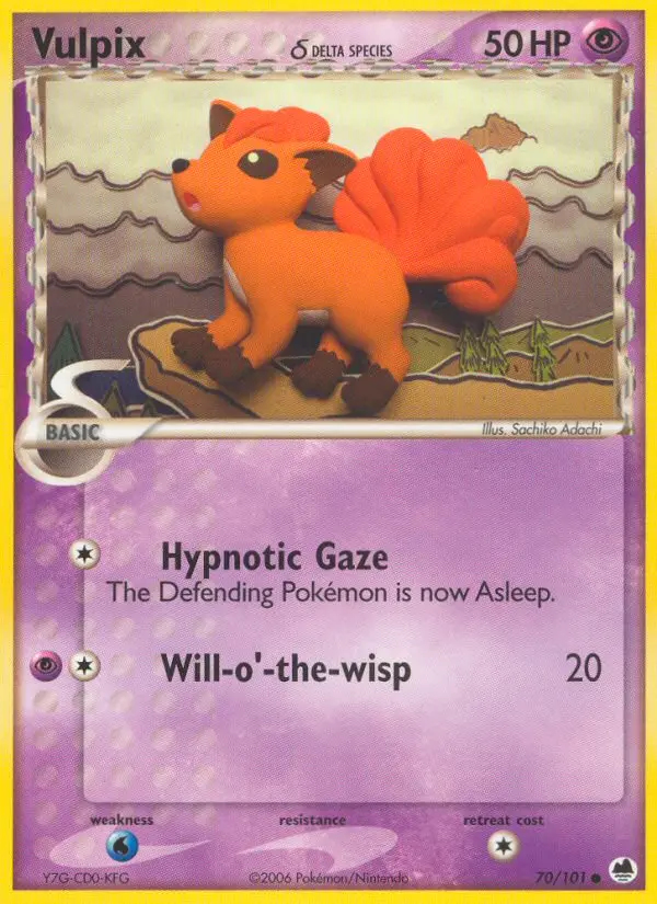 Image of the card Vulpix δ
