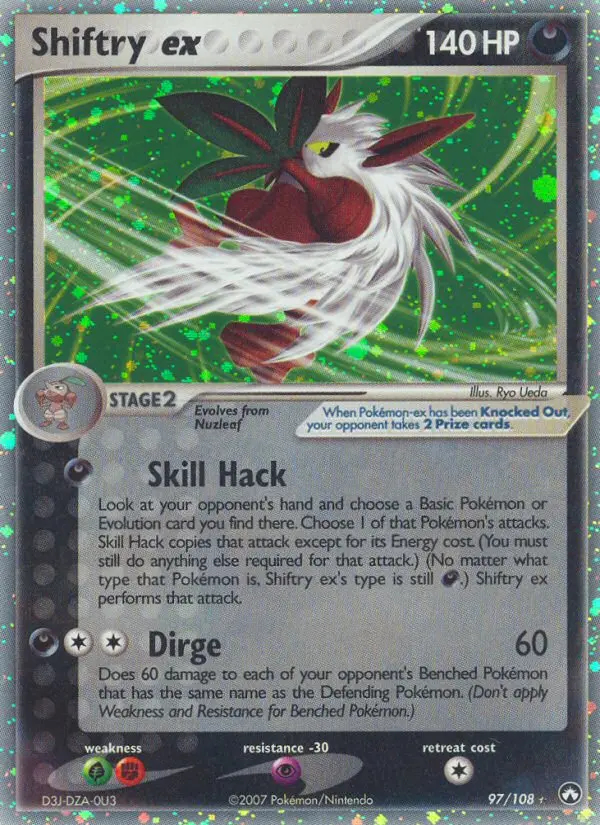Image of the card Shiftry ex