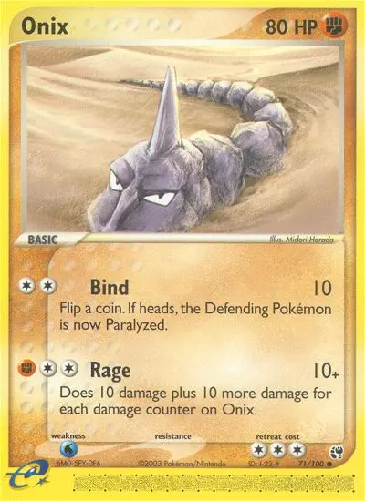 Image of the card Onix