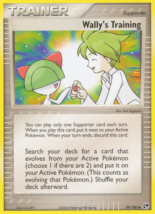 Image of the card Wally's Training