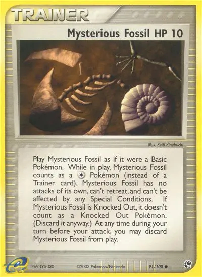 Image of the card Mysterious Fossil