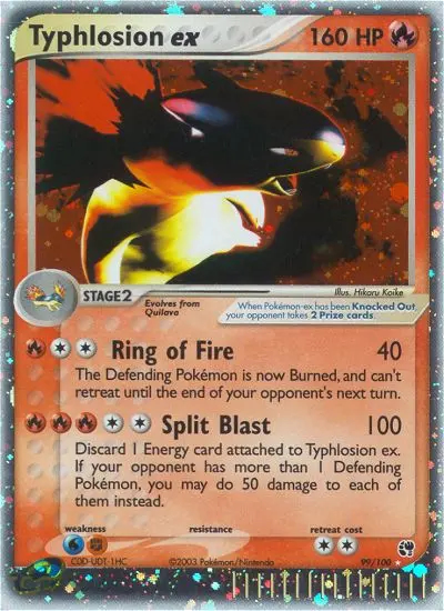 Image of the card Typhlosion ex