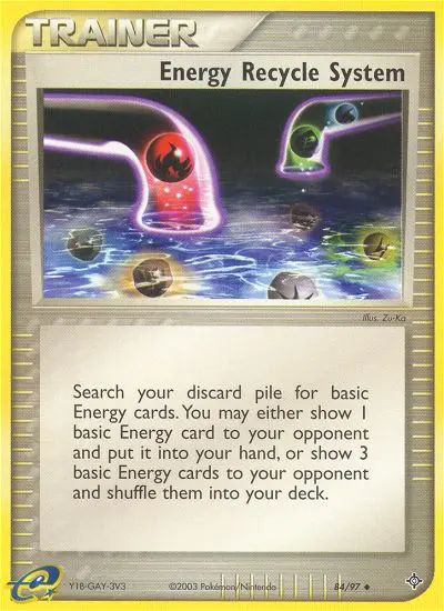 Image of the card Energy Recycle System
