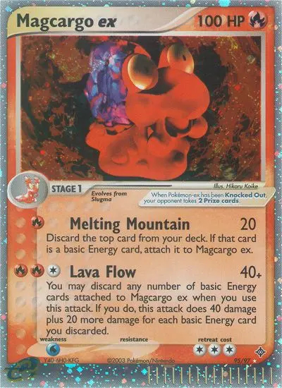 Image of the card Magcargo ex
