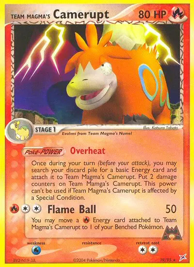 Image of the card Team Magma's Camerupt