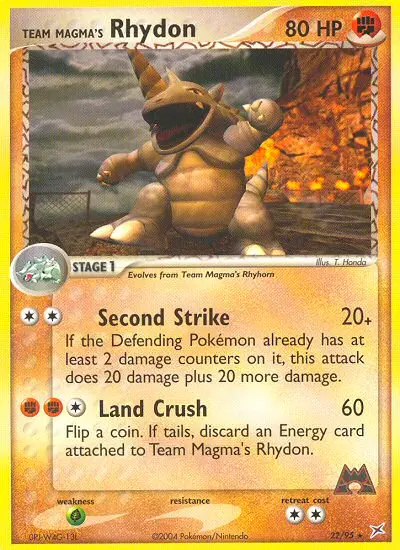 Image of the card Team Magma's Rhydon