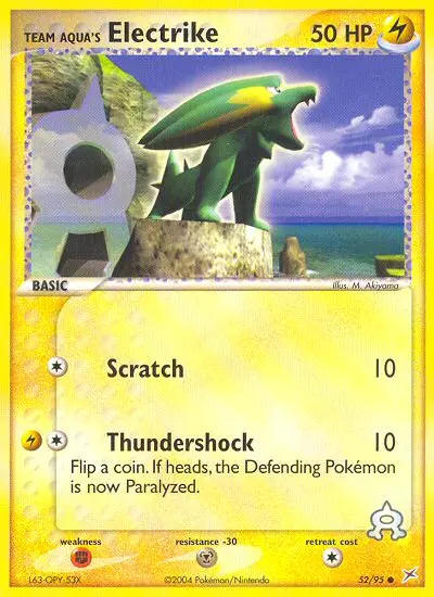 Image of the card Team Aqua's Electrike
