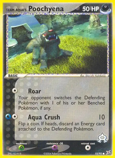 Image of the card Team Aqua's Poochyena