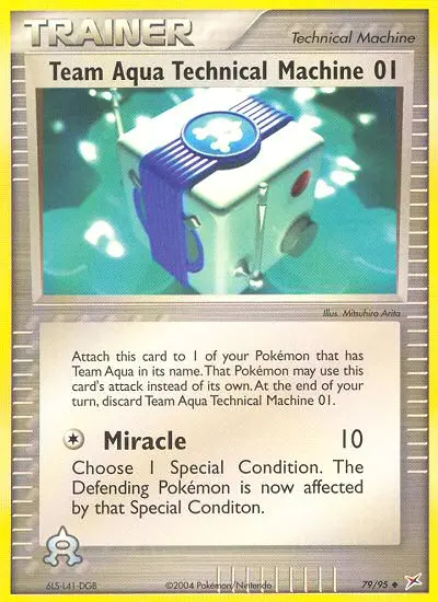 Image of the card Team Aqua's Technical Machine 01