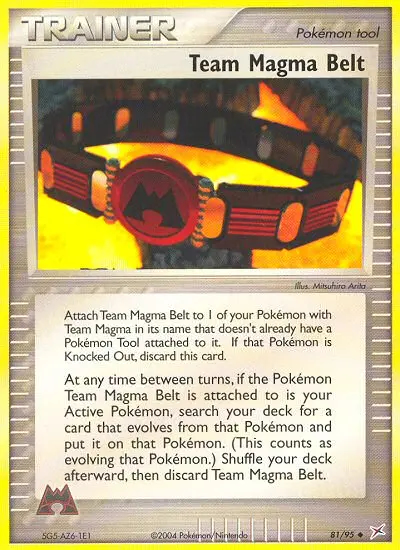 Image of the card Team Magma Belt