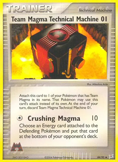 Image of the card Team Magma's Technical Machine 01