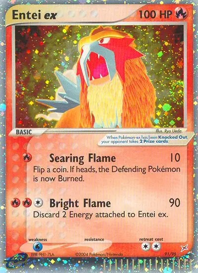 Image of the card Entei ex