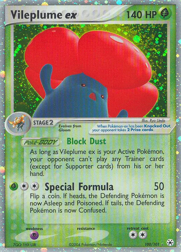 Image of the card Vileplume ex