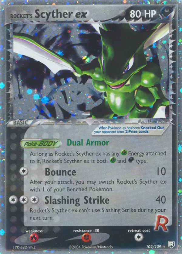 Image of the card Rocket's Scyther ex