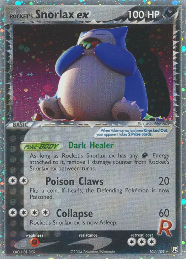 Image of the card Rocket's Snorlax ex