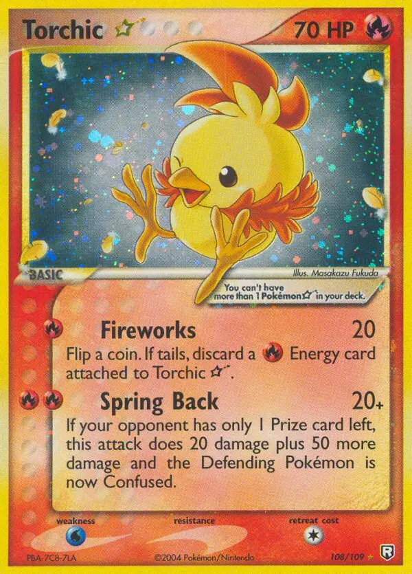 Image of the card Torchic Star