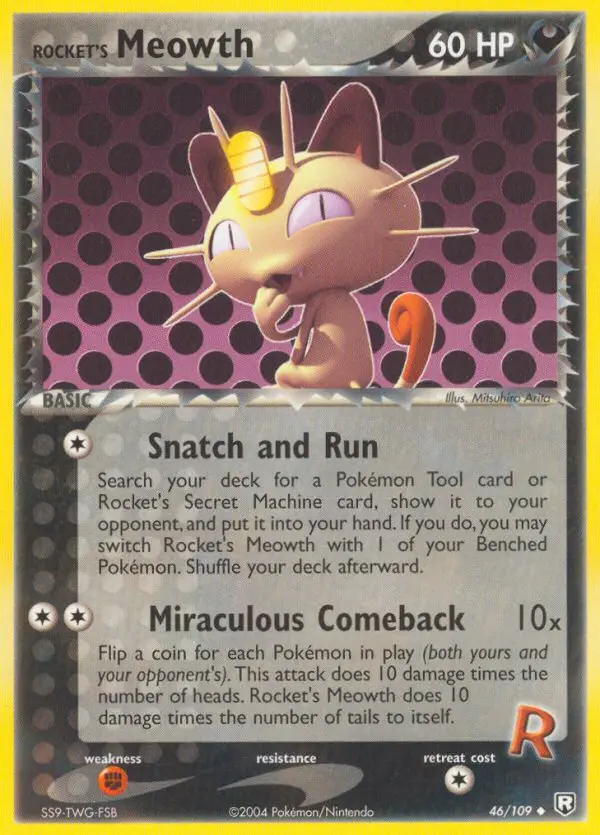Image of the card Rocket's Meowth