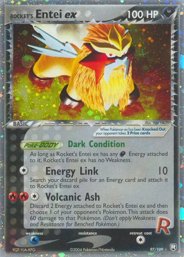 Image of the card Rocket's Entei ex