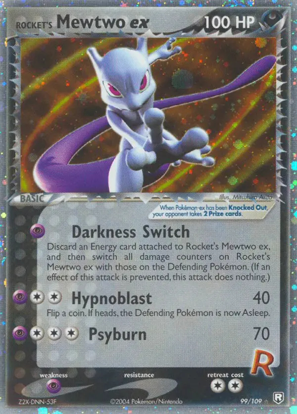 Image of the card Rocket's Mewtwo ex