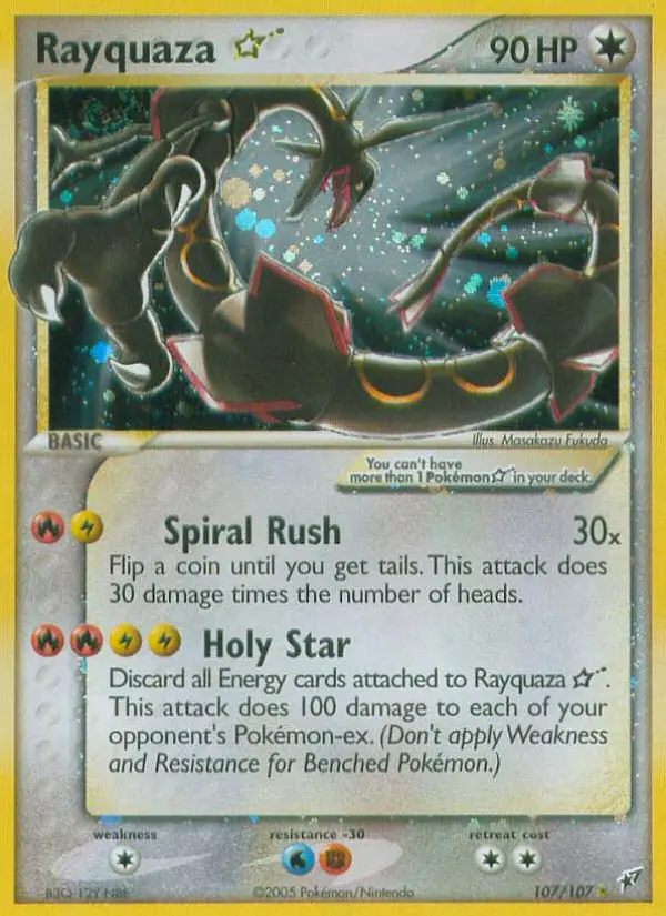 Image of the card Rayquaza Star