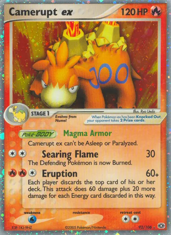 Image of the card Camerupt ex