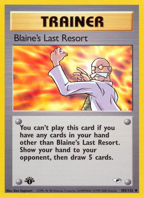 Image of the card Blaine's Last Resort