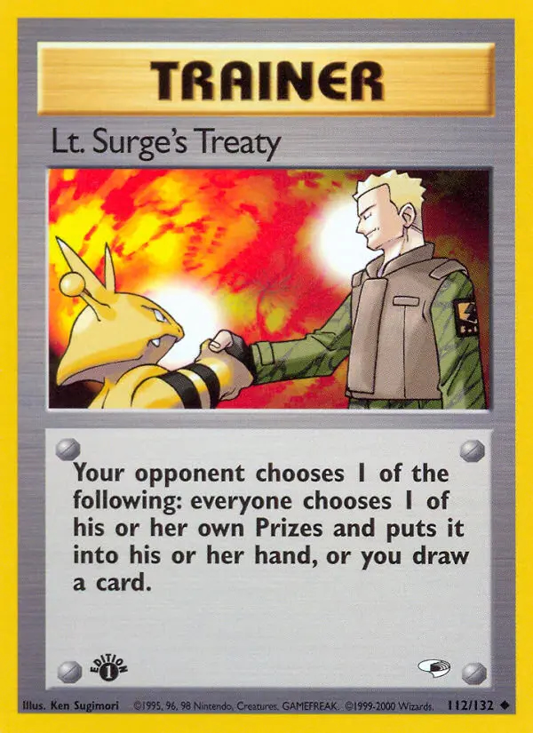 Image of the card Lt. Surge's Treaty