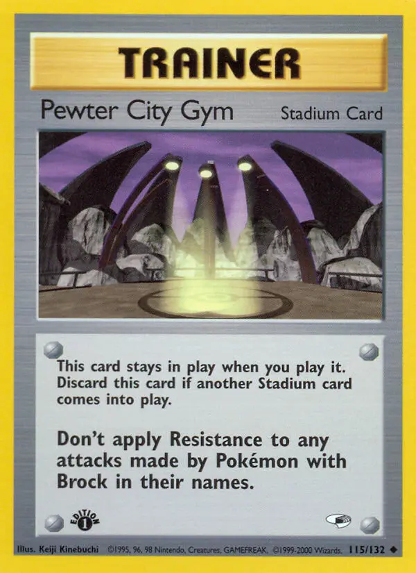 Image of the card Pewter City Gym