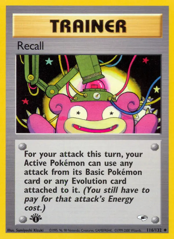 Image of the card Recall