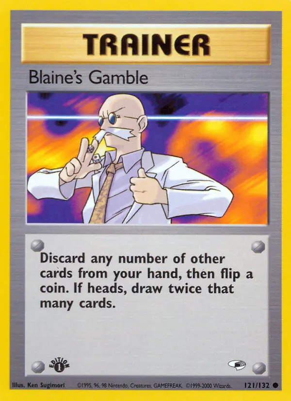 Image of the card Blaine's Gamble