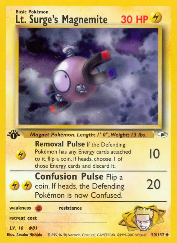 Image of the card Lt. Surge's Magnemite